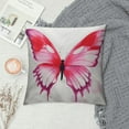 thumbnail image 2 of JEUXUS  Decorative Throw Pillow Cover,  Butterfly Double-Sided Decorative Pillowcases for Living Room Couch Bed, Trendy Pink Gifts for Women Men Home Decor, 2 of 5