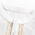 thumbnail image 6 of Men Shirts Mens Robes Kaftan Button Down Long Sleeve Gown Abaya Solid Pullover Loose Casual Hawaiian Shirt for Men White XXXL, 6 of 7
