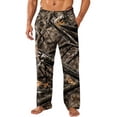 thumbnail image 3 of Havenx Camouflage Pajama Pants for Men Flannel Elastic Waist Pajamas with Pockets Straight-Fit Camo Bottoms Lightweight Breathable Comfort Lounge Sleepwear,Light Gray 3XL, 3 of 6