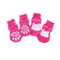 thumbnail image 2 of Calcetines para Perros Greeniant 4 Uds Control de Tracción Calzado Cálido Universal Protector Pequeño Mediano PT004860-03B, 2 of 6