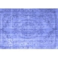 thumbnail image 1 of Ahgly Company Machine Washable Indoor Rectangle Abstract Blue Contemporary Area Rugs, 7' x 9', 1 of 4