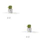 thumbnail image 2 of Toystoory Plantas artificiales para interiores en macetas - Decoración decorativa y encantadora para el hogar grimace02 mueca02 2Conjunto, 2 of 6