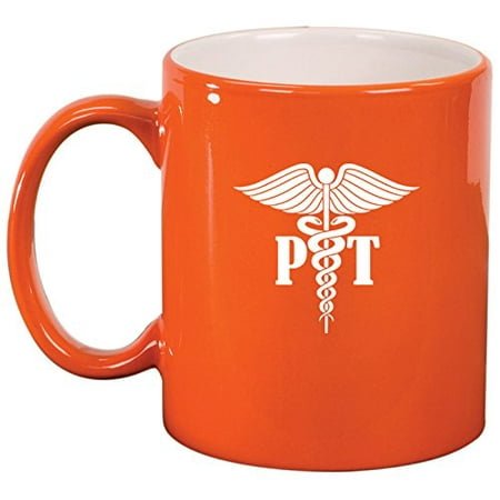 

Ceramic Coffee Tea Mug Physical Therapy Medical Symbol (Orange)