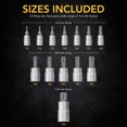 thumbnail image 3 of LEXIVON Torx Bit Socket Set, Premium S2 Alloy Steel | 13-Piece Star T8 - T60 Set | Enhanced Storage Case (LX-143), 3 of 7
