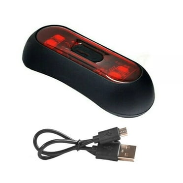 USB Rechargeable Helmet Light for Motorcycles 8H Power, 2H Charge, Safe Commute