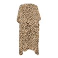 thumbnail image 2 of HELLHERO Polyester Bathing Suit Cover Up for Vacation Fashion Free Size Long Kimono Swimsuit Cover Up Classic Leopard Pattern, 2 of 6