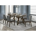 thumbnail image 2 of Topline Home Furnishings Table en bois massif bord vivant, 2 of 6
