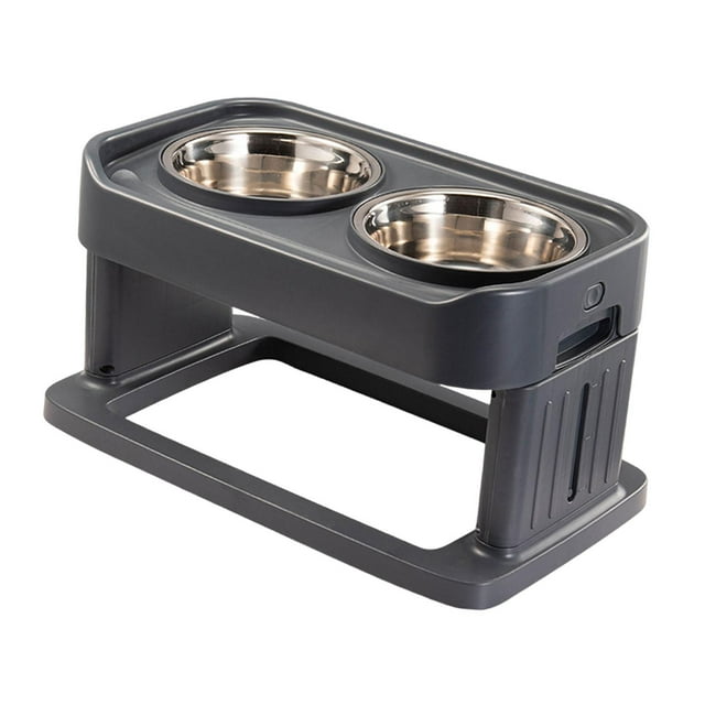 Cuenco para Perros Yuyangstore de Altura Ajustable Gris