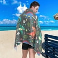 thumbnail image 5 of Coolnut Dinosaur Beach Towel Quick Dry Absorbent Bath Towels Sandproof Lightweight Towel for Gym Yoga Sports Swimming - 31x71in Washcloth Gift, 5 of 7