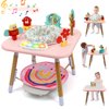 Wdmiya Pink Baby Activity Center, 5-in-1 Bouncer Activity Center & Play Table, Exersaucer for baby, Jumper & Standing Toddler Table, Interactive Play Center, For Ages 6 Months Girls And Boys