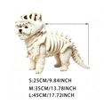 thumbnail image 3 of Halloween Dinosaur Skeleton Dog , Plush Pet Dino Cosplay Outfit with Headpiece, Cute Fancy Dress for Small Medium Dogs, for Halloween Party Holiday Photo Props, 3 of 3