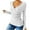 White, variant on BLVB Women's Long Sleeve Tops Slim Fitted V Neck Wrap Going out Top Casual Ribbed Knit Sweaters Trendy Fall Blouse