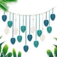 thumbnail image 6 of Macrame Woven Wall Hanging Tapestry,Tassel Tapestry Boho Chic Handmade Wall Hangers Decor Photo Display,,Leaves-Feather 29.5 x 47.3 inch, 6 of 6