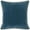 Blue, variant on Kosas Home Harriet Velvet 18-inch Square Throw Pillow, Terra Cotta