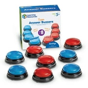 Learning Resources Team Answer Buzzers - Set of 8 Classroom Buzzers
