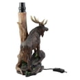 thumbnail image 4 of Wildlife Nature Bull Moose Grand Elk Desktop Table Lamp With Nature Shade 20"H, 4 of 5