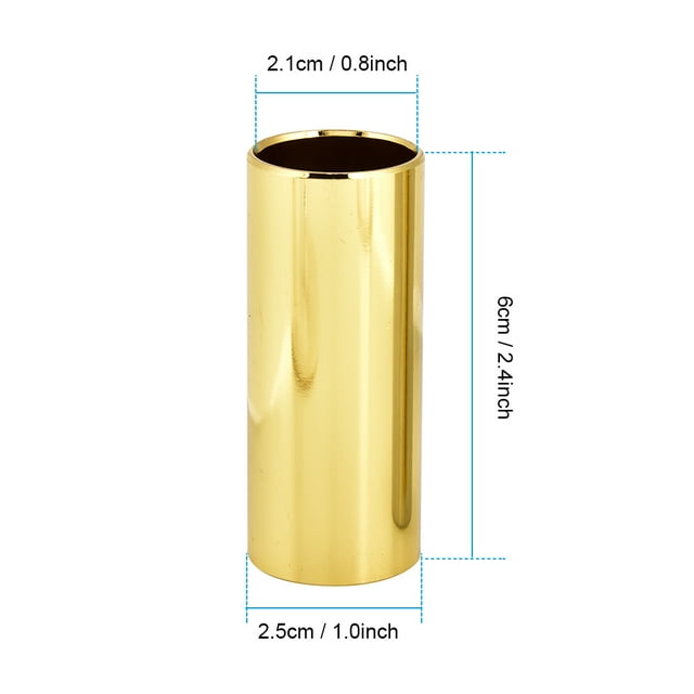 Stainless Steel Guitar Slides,2 Pieces Stainless Steel Metal Guitar Slides Guitar Slides Enhanced Durability