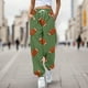 thumbnail image 1 of WILLBEST Pantalones Casuales para Mujer con Estampado de Rugby, Bolsillos Sueltos, Cintura Alta, Tiras En el Tobillo, para Un Estilo y Comodidad Diarios. Extra Grande, 1 of 3