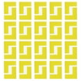 thumbnail image 1 of Esquina de marcado de ubicación Uxcell 5S 64Pcs Cinta de marcado de piso en forma de L PVC Amarillo, 1 of 7