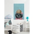 thumbnail image 5 of Marmont Hill Hipster Sloth Canvas Wall Art, 5 of 7