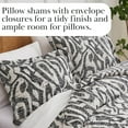 thumbnail image 6 of Southshore Fine Living, Inc. Queen Sized Comforter Bedding Set, Fits Full & Queen Beds, Slate Khari, 6 of 9