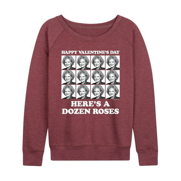 Golden Girls - Dozen Roses - Women's Lightweight French Terry Long Sleeve Shirt