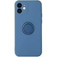 thumbnail image 6 of Kickstand Case Compatible with iPhone 12 Pro Max, Soft Silicone Protective Case Cover with 360°Rotatable Ring Holder (Navy, iPhone 12 Pro Max), 6 of 13