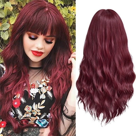 DOPI Women's Fashion Wig Brown Synthetic Hairshort Wigs hair Wave Wig