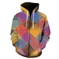 thumbnail image 1 of Sudadera con capucha y cremallera para hombre, estilo Harajuku, informal, de manga larga y gran tamaño, unisex, primavera, 2024, 1 of 6