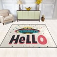 thumbnail image 2 of Yayeee Area Rugs for Living Room 5.2'x4' Indoor Non Slip Washable Bedroom Carpet, Beige UFO, 2 of 5