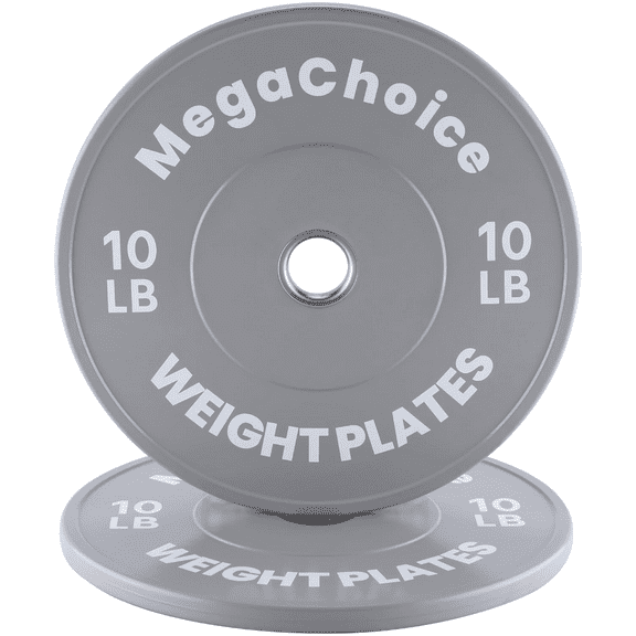 2-inch Rubber Bumper Weight Plates for Home Gym Strength Training, Weightlifting