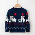 thumbnail image 5 of Christmas Sweaters for Women Winter g_irls Reindeer Knit Sweater Soft Cozy Pullover Top For Toddler And k`ids Festive Holiday Casual Wear Christmas Sweaters, 5 of 5