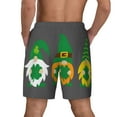 thumbnail image 4 of Daiia Spring St Patrick’S Day Irish Gnomes Mens Swim Trunks Swim Shorts Quick Dry Swim Shorts with Mesh Lining Pockets-Medium, 4 of 9