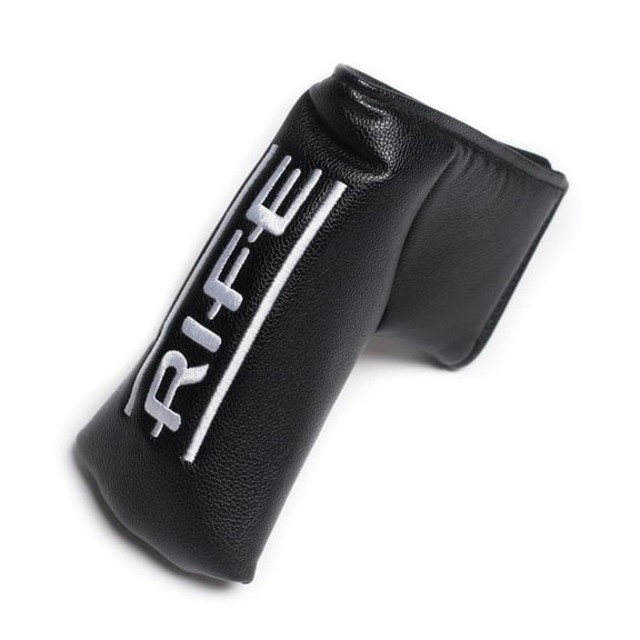 Rife Black and White Stitching Blade L-Shape Headcover