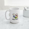 thumbnail image 5 of CafePress - Happy Easter Bunny Large Mug - 15 oz Ceramic Large White Novelty Mug, 5 of 6