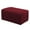 Wine Red, variant on Stretch Ottoman Cover Ottoman Slipcovers Rectangle Foot Stool Covers Ottoman Foot Rest Cover Jacquard Fabric with Elastic Bottom
