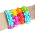 thumbnail image 6 of 8 Count, Multicolor, Fidget Pop Wristbands, Party Favors, by Way To Celebrate, 6 of 8
