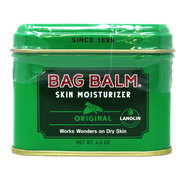 Bag Balm Vermont’s Original Skin Moisturizer, Unscented Multi-Use Balm for Dry Hands, Lips, Face & Feet, 4 oz Tin Pack of 3