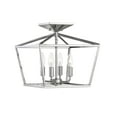 thumbnail image 4 of Townsend 4-Light Ceiling Light in Polished Nickel, 4 of 7