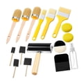 thumbnail image 4 of GUOOL 16Pcs Essential Decoupage Tool Set 3 Round Brush for Flat Surfaces for Paper, 4 of 9