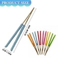 thumbnail image 3 of SeekLGT Leaf Cleaning Tongs for Plants with Microfiber Pads, Portable Wooden Plant Duster for Leaves Window Blinds and Dust Removal, Cleaning Tool, 1 pc, 3 of 8