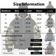 thumbnail image 3 of Homeyce Men's Balaclava Hoodie Zip Up with Warm Face Mask Camo Jacket Balaclava Double Layer Hooded Transition Jacket Windproof Warm Sports Casual Bicycle Outerwear Jacket for Cold Weather,Blue XL, 3 of 6