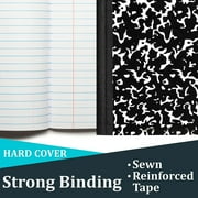 Composition Notebooks, College Ruled Composition Notebook, Hard Cover Marble Composition Notebook, 100 sheets, 200 Pages 48, College Ruled