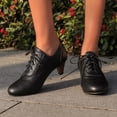 thumbnail image 2 of Women's Mary Jane Pumps Chunky Block Shoes Adorable Vintage Shoes Unique Round Toe Lace Up, 2 of 8