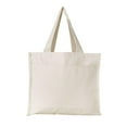 thumbnail image 2 of Wholesale Canvas Tote Bags with Front Pocket | TF211 - Set of 12, Natural, 2 of 4