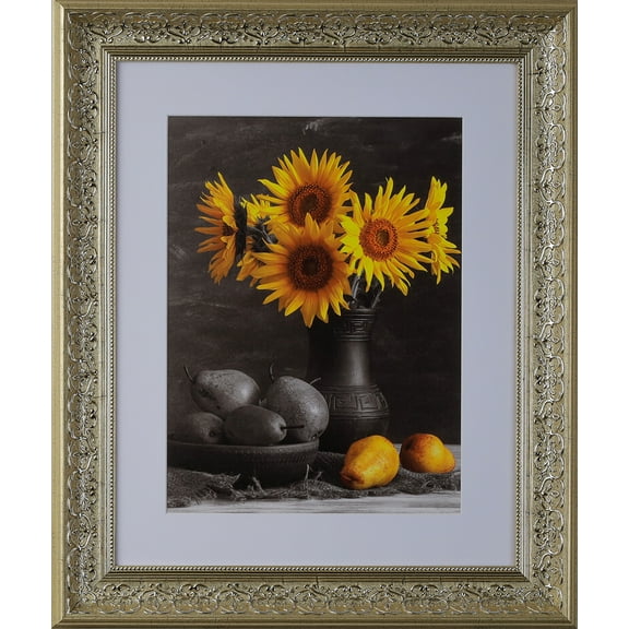 2 1/2" Polystyrene Victorian Picture Frame by WholesaleArtsFrames-com 20x27, 1556 Series Antique Silver - Made in USA