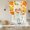 Yellow, White, variant on Hello Fall Tie Up Curtains for Windows, Balloon Window Shades, Thanksgiving Orange Yellow Pumpkin Farmhouse Kitchen Window Treatments Roll Up Curtain for Basement/Nursery 52"x45"