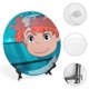 thumbnail image 4 of Ponyo Plato decorativo de porcelana fina (bone china), plato decorativo de cerámica para hogar, oficina, soporte de pared, platos decorativos para dormitorio - 6 pulgadas (15 cm), 4 of 6