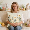 thumbnail image 3 of Pillowcase For Bedroom Bedding And Sofa Decor 45 cm x 45 cm Polyester Beige, 3 of 6