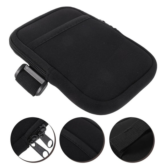 Supvox Water Bottle Wallet Tumbler Bag Neoprene Black 1Set Compact Design for Outdoor Men Women